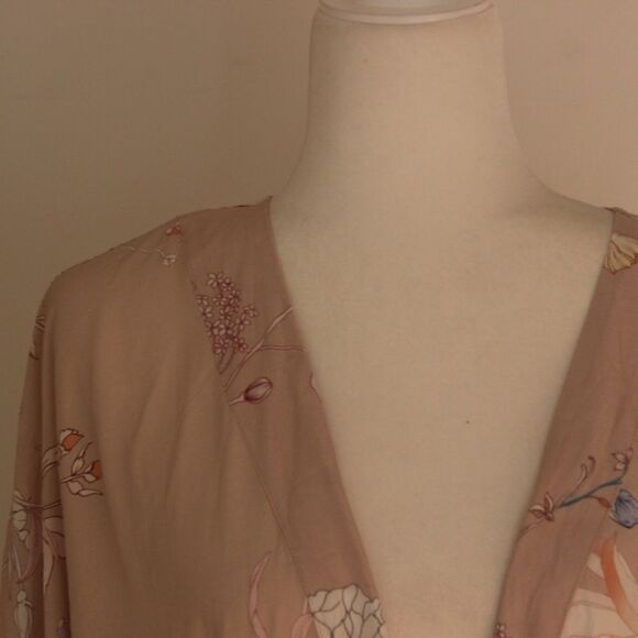 NWT Plum Pretty Sugar  Floral RObe Women Size XL - Picture 4 of 11